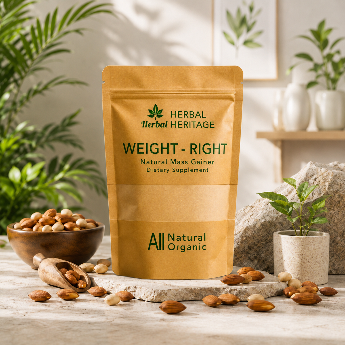 Weight-Right Natural Mass Gainer Powder