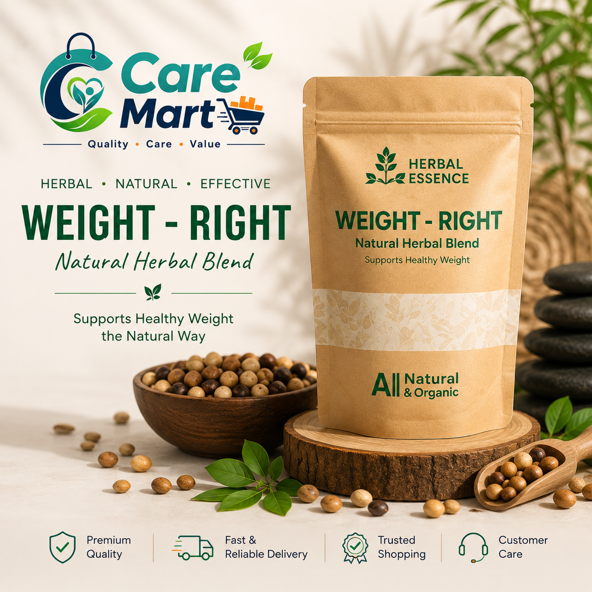 Weight-Right Natural Mass Gainer Powder